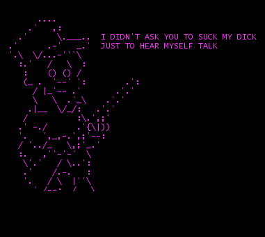 ASCII Art Fart