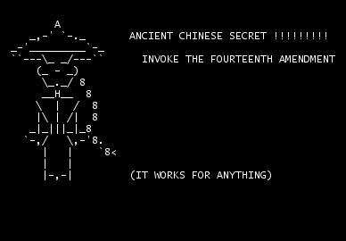 ASCII Art Fart