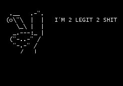 ASCII Art Fart