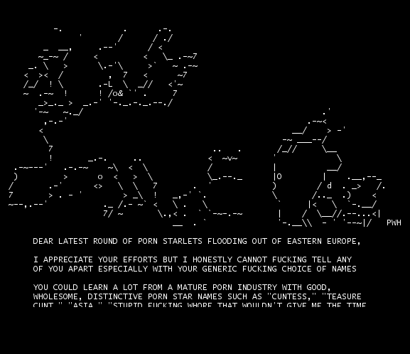 ASCII Art Fart