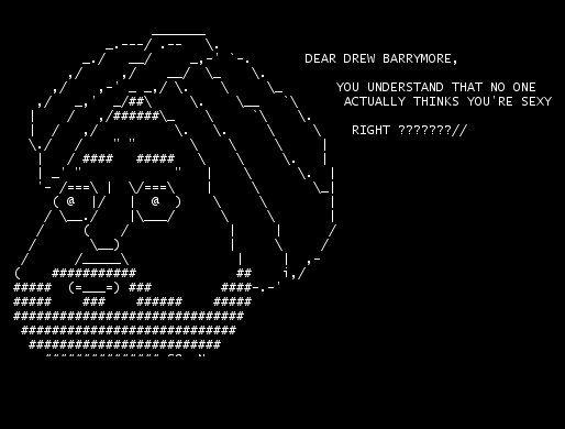 ASCII Art Fart