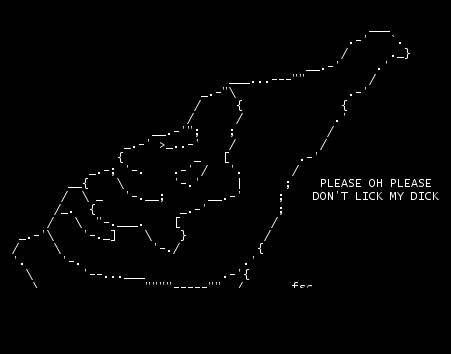 ASCII Art Fart