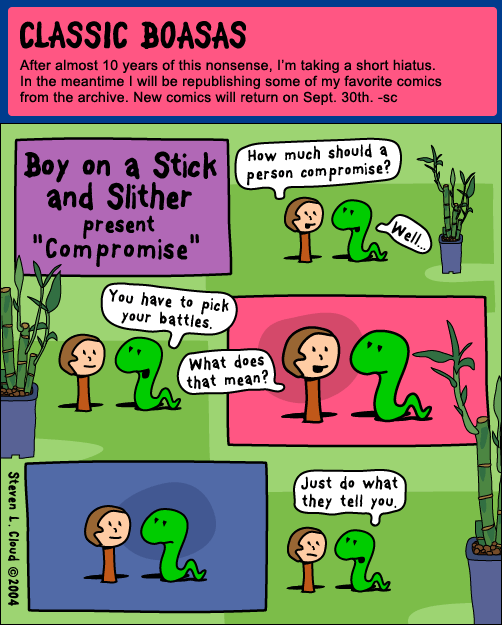 Boy on a Stick and Slither