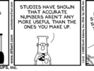 dilbert-making up numbers