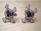 skull cufflinks