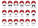 mario moustaches