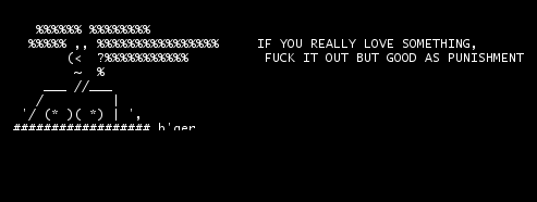 ASCII Art Fart